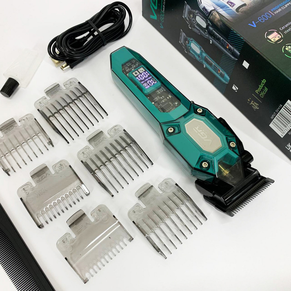 Тример для стрижки акумуляторний професійний VGR V-600, Машинка для стрижки волосся бездротова DO-92 Львів - фото 12