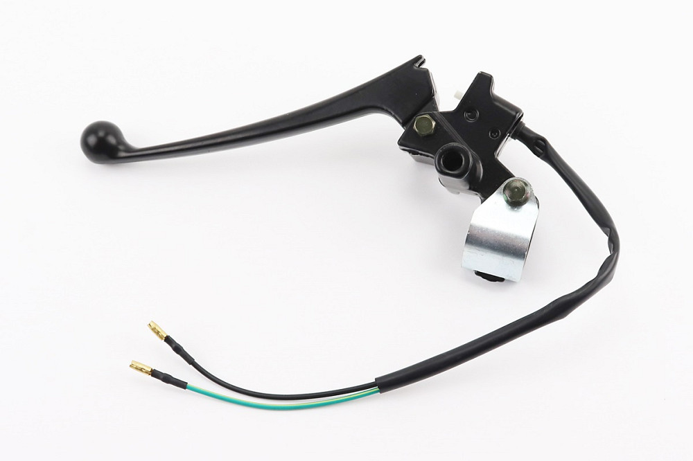 Важіль керма лівий (барабан. гальмо) з кріпленням в зборі, чорний Киев - изображение 1