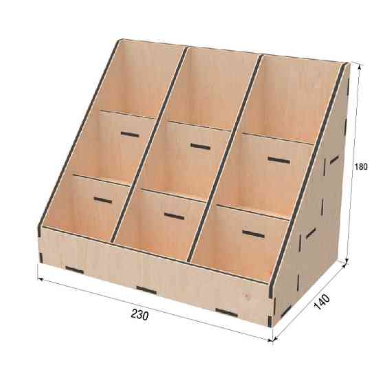 Органайзер EKOSTAR  для чаю і пакетів 70х90 - 9 комірок Київ