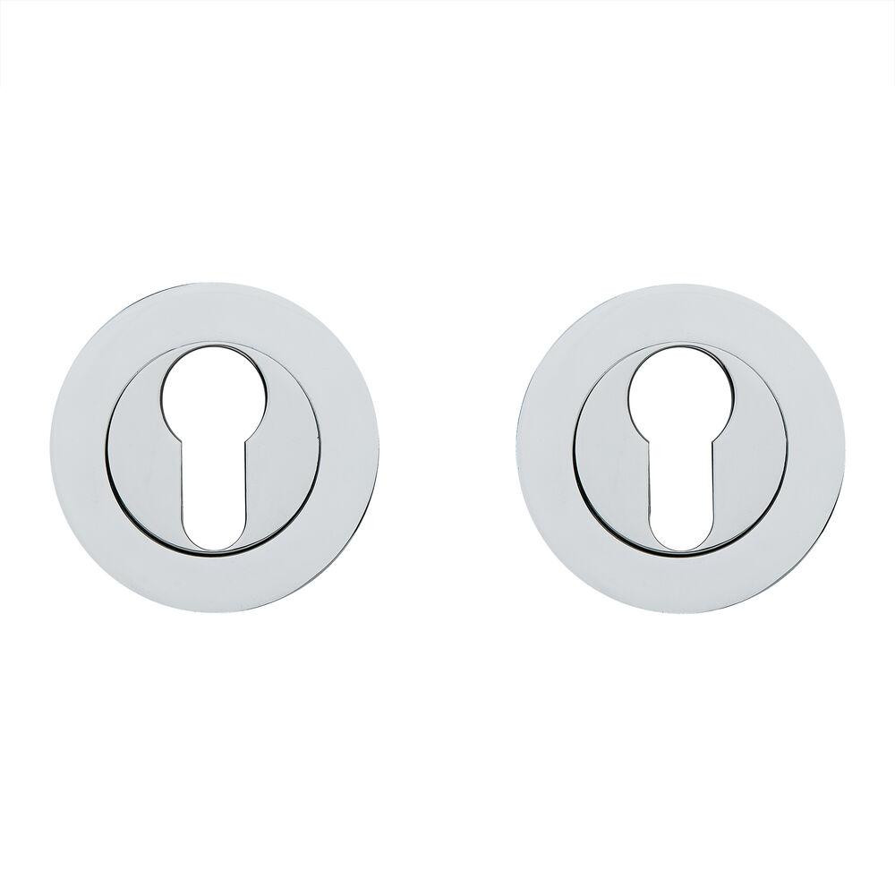 Накладки на цилиндр Gavrohe Z2-EH OB(54mm) CP/CP хром/ хром Киев - изображение 1