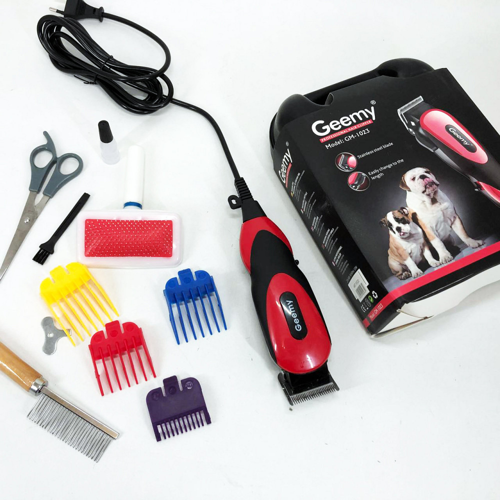 Машинка для стрижки тварин Gemei, Грумінг котів, Машинка-тример для стрижки домашніх тварин WI-83 Львів - фото 17