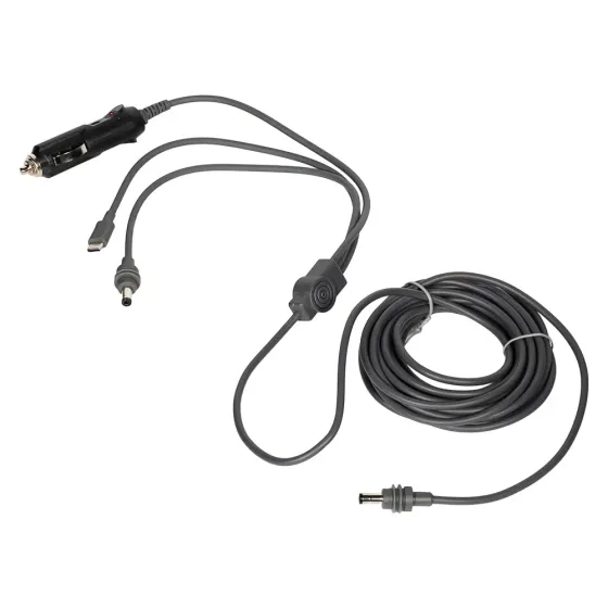 Кабель живлення 3 в 1 для Starlink Mini E-NET автомобільний прикурювач, DC Plug та USB Type-C Plug 5м (73-00657) Киев