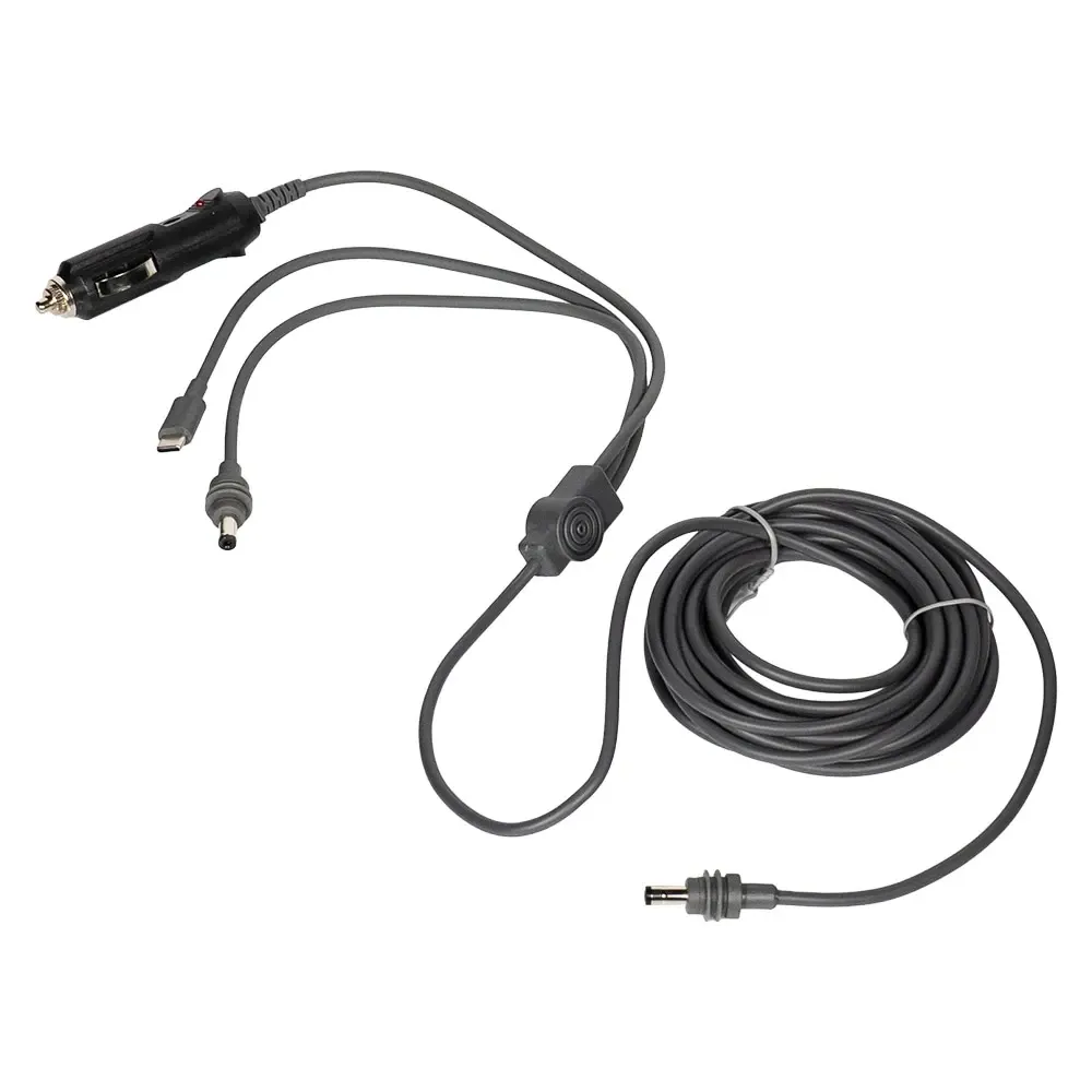 Кабель живлення 3 в 1 для Starlink Mini E-NET автомобільний прикурювач, DC Plug та USB Type-C Plug 5м (73-00657) Киев - изображение 6