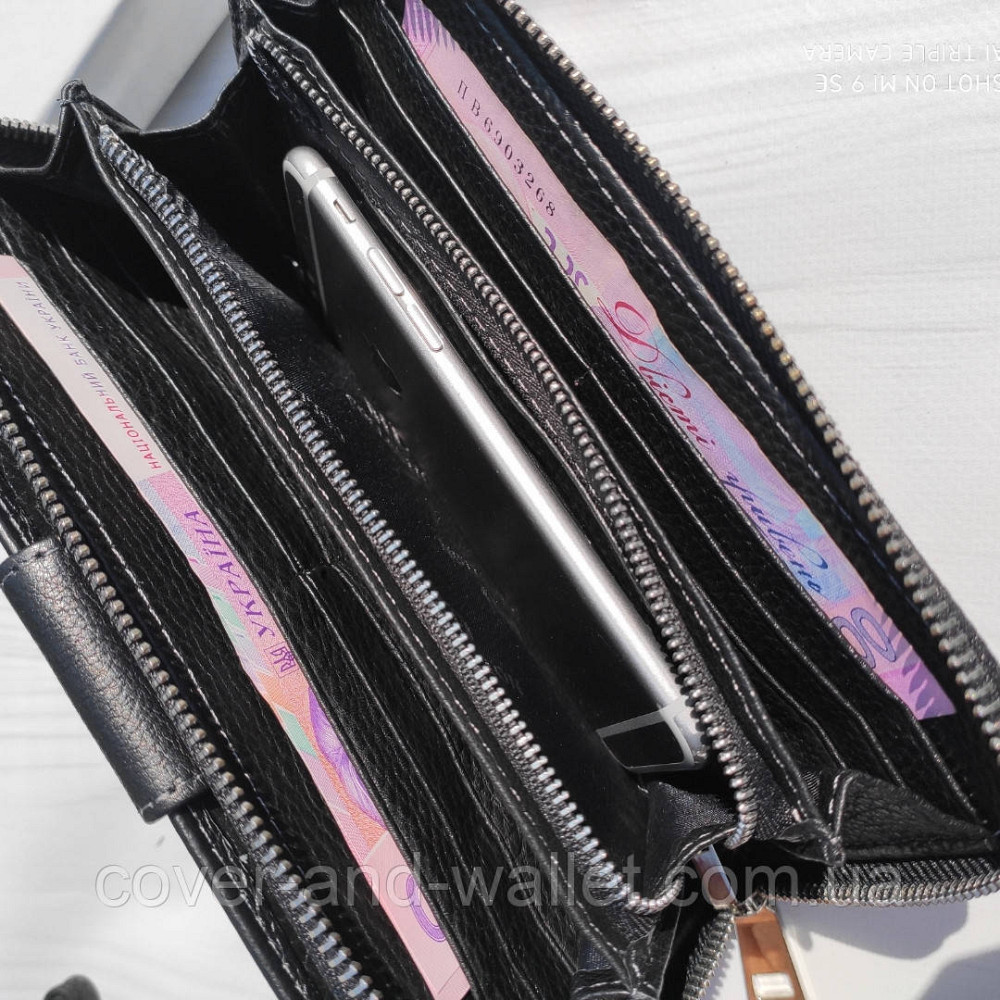 Кожаный мужской кошелек клатч на магнитной застежке Marco Coverna MC 7m-183 Киев - изображение 9