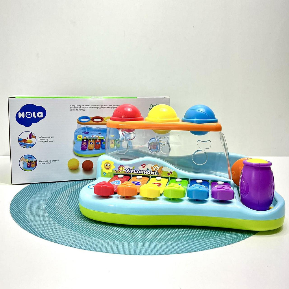 Ксилофон Limo Toy розвиваюча іграшка музична 26см (9199) Чернігів - фото 7