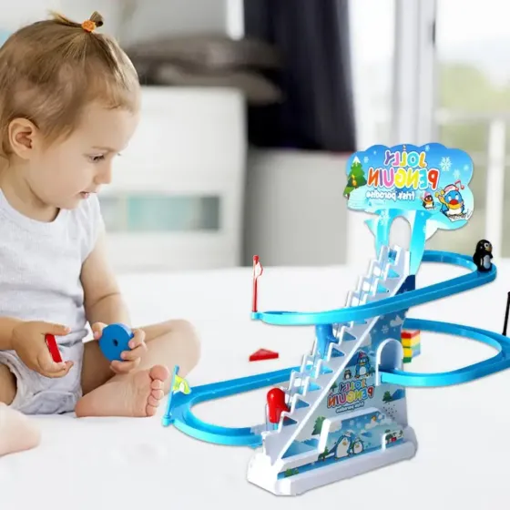 Музыкальная игрушка-трек пингвины на горке 3311 "Happy Penguin" Коломыя