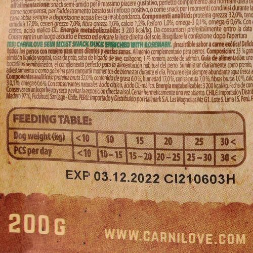 Ласощі Carnilove Dog Semi Moist для собак, качка та розмарин, 200 г Київ - фото 4