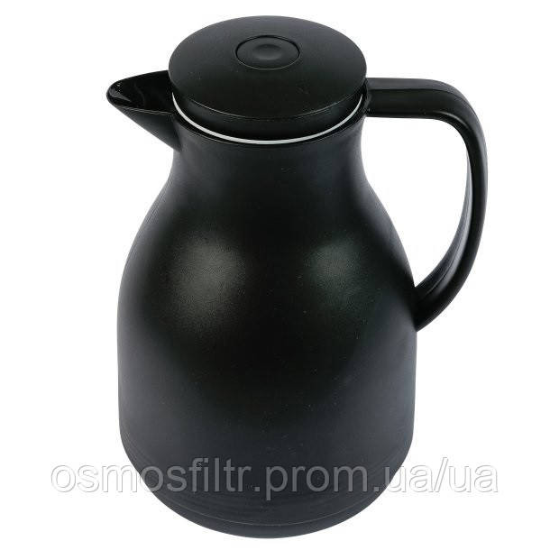 Термос Axentia 1 л з кнопкой чёрный (135290) Киев - изображение 7