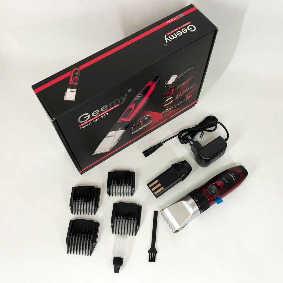 Машинка для стрижки акумуляторна GEMEI GM-550, Універсальні машинки для стрижки волосся CW-37 Львів - фото 11