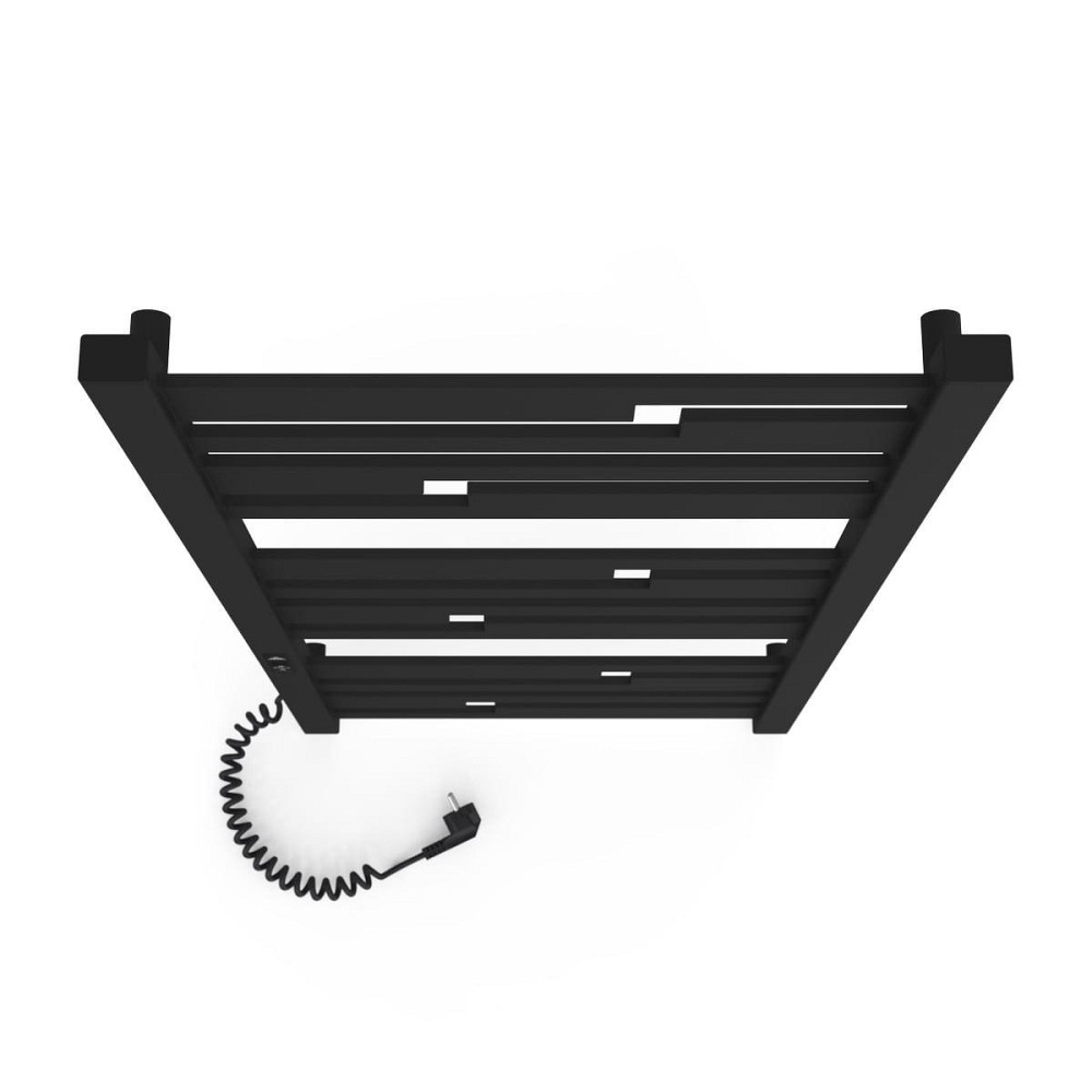 Електрична рушникосушка Laris Зебра Тетріс ЧКФ 12 500Х1100 Е чорна Л/П Київ - фото 4