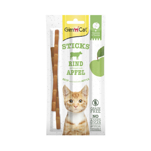 Ласощі GimCat Superfood Duo-Sticks для котів палички з яловичиною та яблуками 3 шт Київ - фото 1