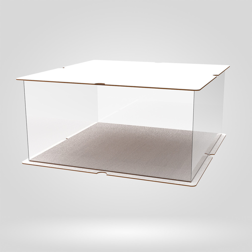 Коробка для тортів, квітів та подарунків EKOSTAR 400х400х200 Київ - фото 1