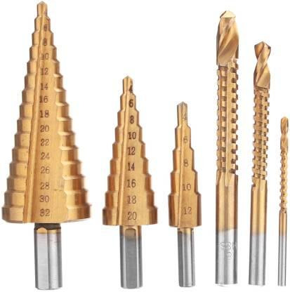 Набір ступінчастих свердел по металу 7790, 6 шт Винница - изображение 1