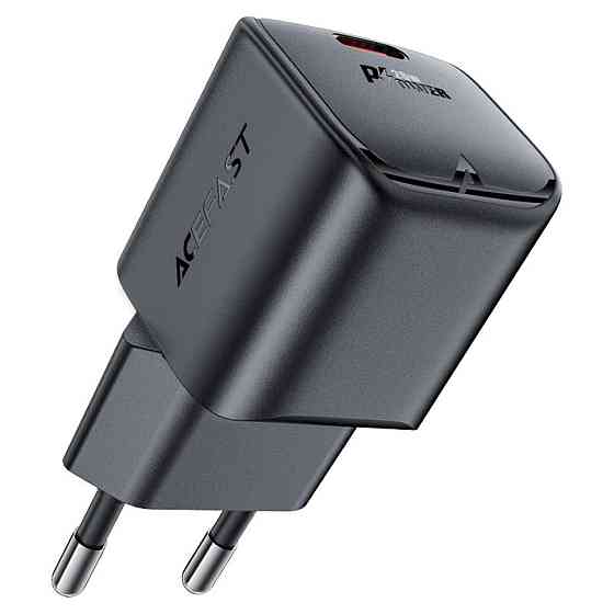 Мережевий зарядний пристрій ACEFAST A73 mini PD20W GaN USB-C charger Black 6974316282648 Одеса