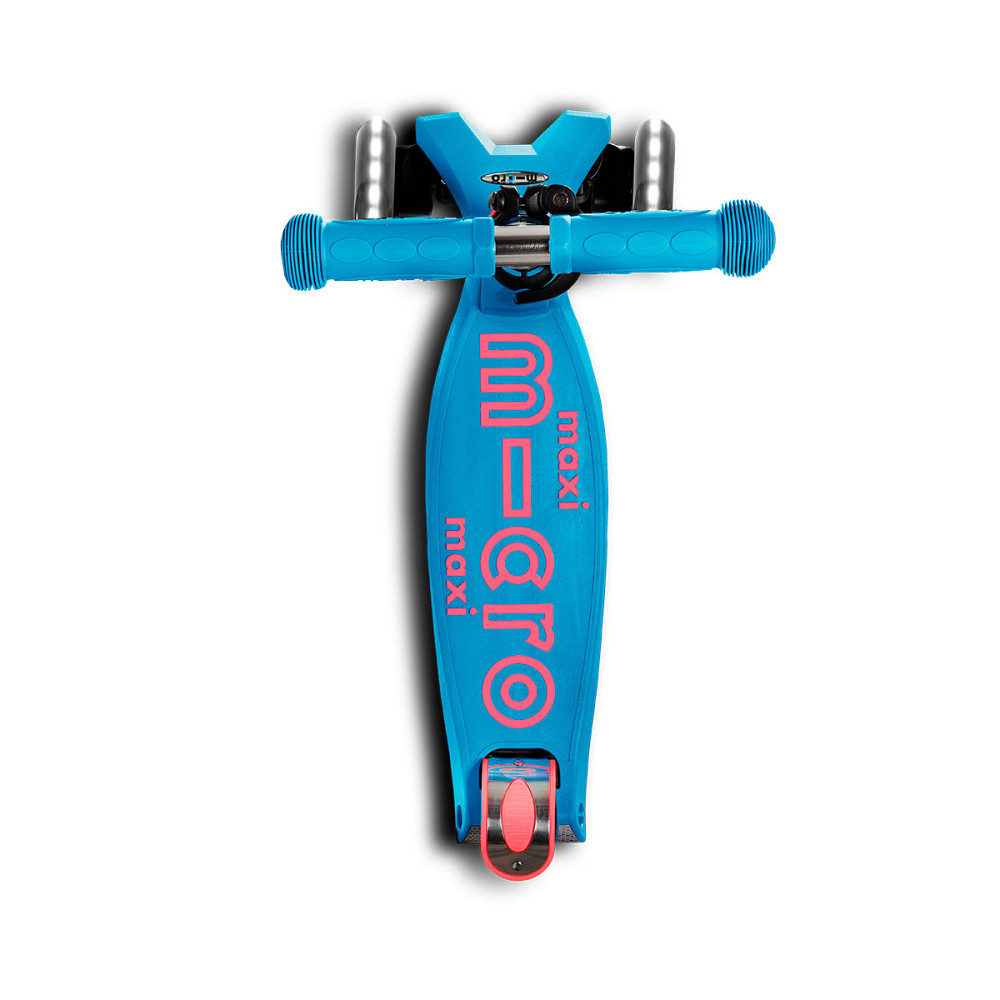 Самокат MICRO  серії Maxi Deluxe LED – Аква Дніпро - фото 11