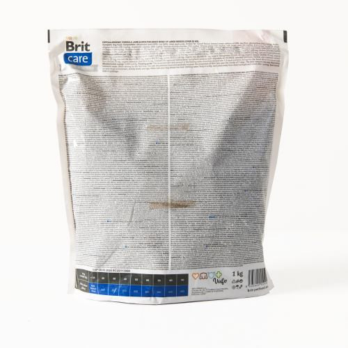 Корм сухой Brit Care Dog Hypoallergenic Adult Large Breed для взрослых собак крупных гипоаллергенных пород с ягненком 1 кг Киев - изображение 4