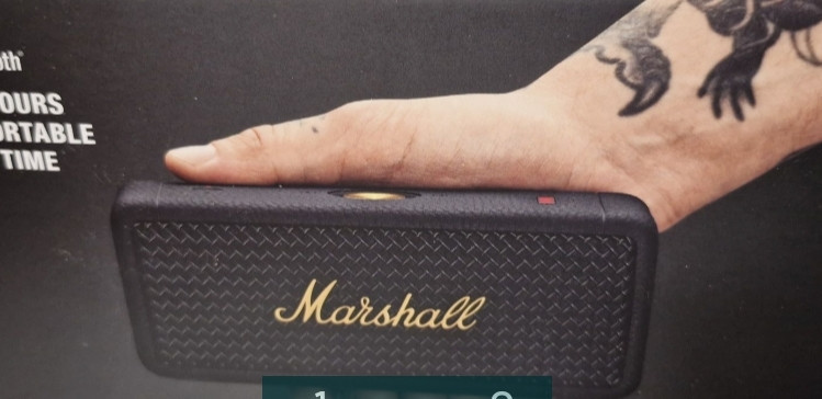 Bluetooth Колонка Marshall Emberton II Black & Brass.Оригінал Київ - фото 8