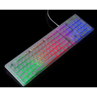 Клавиатура Vinga KB410 White Винница - изображение 3