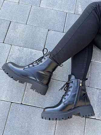 Жіночі черевики M.KRAFT чорні натуральна шкіра висота підошви 3/5 см розмір 37-40 (4827) Коломия