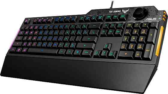 Клавіатура Asus TUF Gaming K1 USB Black UKR (90MP01X0-BKMA00) Чорний Харьков