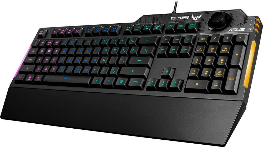 Клавіатура Asus TUF Gaming K1 USB Black UKR (90MP01X0-BKMA00) Чорний Харків - фото 2