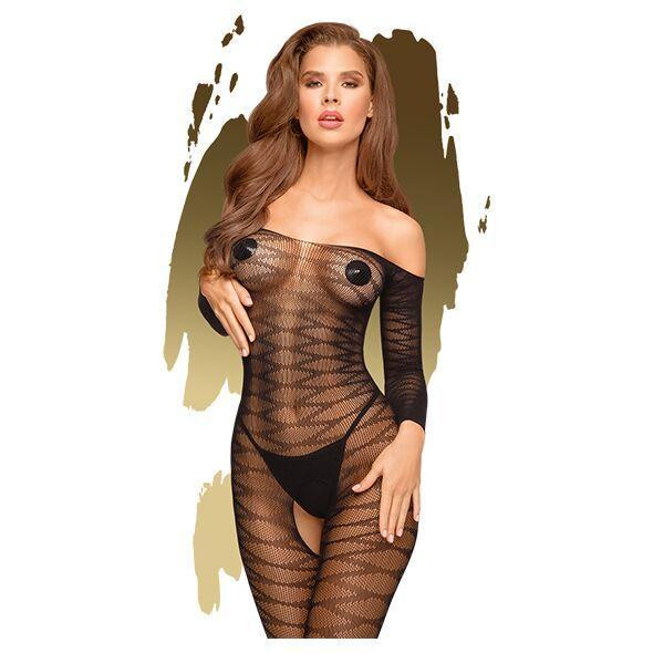 Бодістокінг з довгими рукавами Penthouse - Dreamy Diva Black XL Sex Aura Київ - фото 1