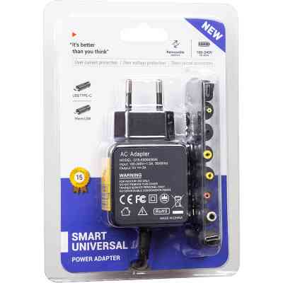 Блок питания к ноутбуку PowerPlant 15W Универсальный, 5V, 3A (NA700219) Винница