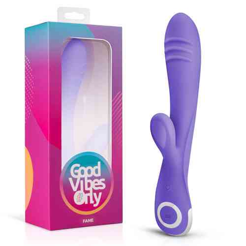 Вибратор-кролик Fane Good Vibes Only, силиконовый, фиолетовый, 22 см х 3.7 см Sex Aura Киев