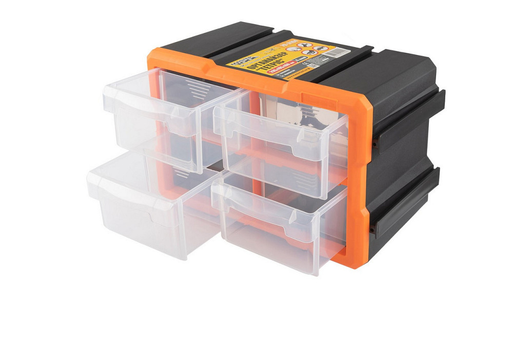 Органайзер набірний MASTERTOOL ТЕТРИС 12" 295х195х160 мм 4 висувні секції 79-3104 Рівне - фото 3