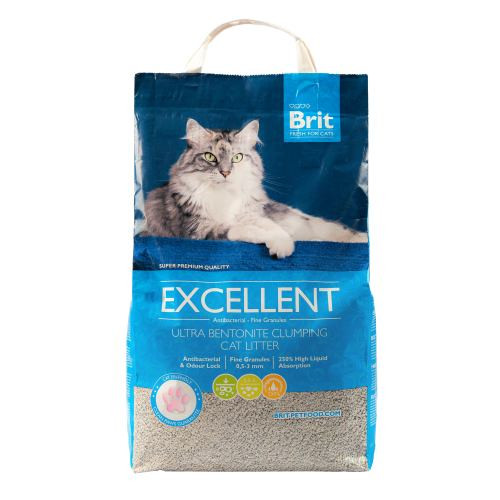 Наповнювач Brit Fresh Excellent Ultra Bentonite для котячого туалету бентонітовий 5 кг Київ - фото 2