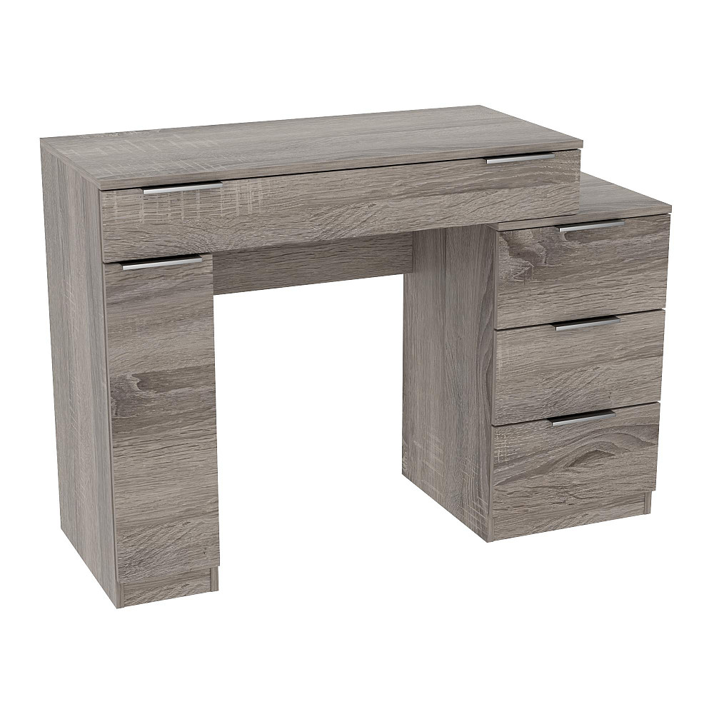 Стол туалетный Трюмо Кристалл, Дуб Сонома Трюфель, 1200/452/847 Львов - изображение 1