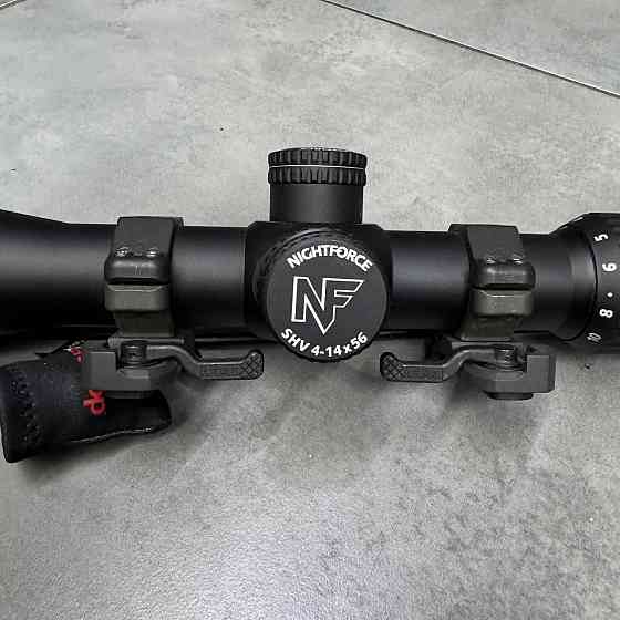 Оптический прицел Nightforce SHV 4-14x56, сетка MOAR с подсветкой + кольца быстросъемные A.R.M.S. / Б/У! Solmir Киев