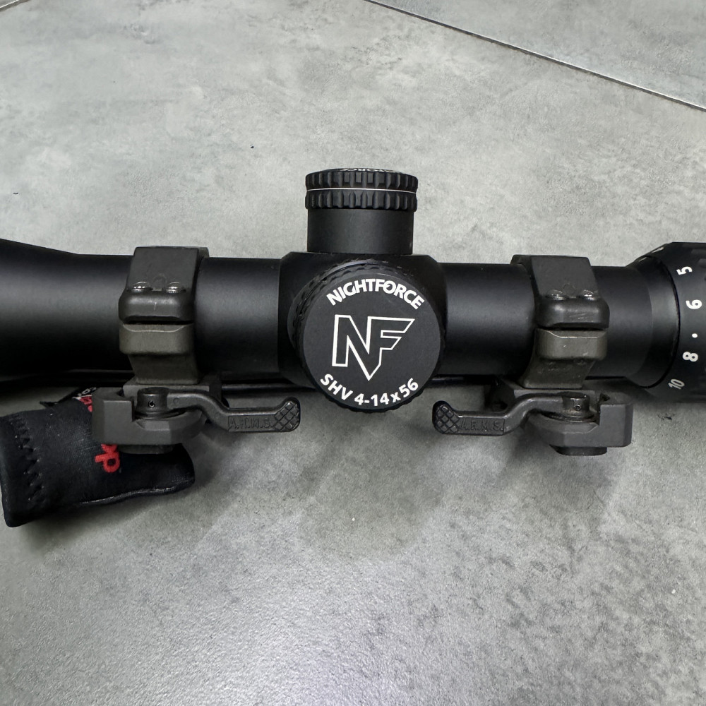 Оптический прицел Nightforce SHV 4-14x56, сетка MOAR с подсветкой + кольца быстросъемные A.R.M.S. / Б/У! Solmir Киев - изображение 4
