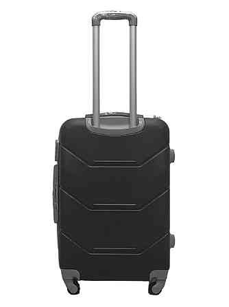 Валіза пластикова MILANO BAG 147 середня 65 см чорна Київ