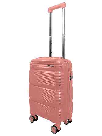 Валіза пластикова MILANO BAG 0307 мікро 52 см рожева Київ