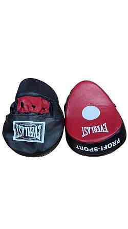 Лапа боксерская Изогнутая (2шт) стрейч EVERLAST Вишнёвое