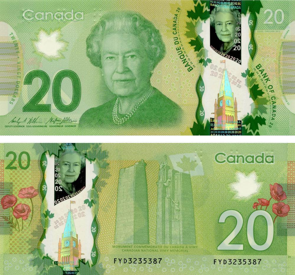 Канада 20 долларов 2012 UNC (P108b) Полтава - изображение 1