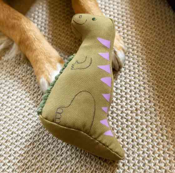 М'яка іграшка для собак Beco Pets Ігуанодон Зелений M Луцк