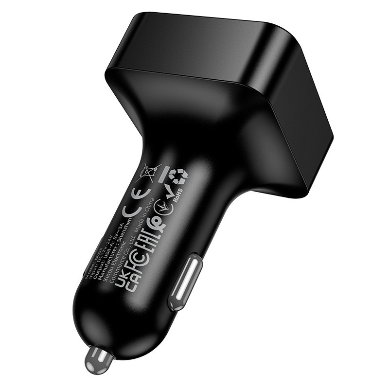 АЗП з FM-модулятором BOROFONE BC63 Selecto car BT FM transmitter Black Одеса - фото 7