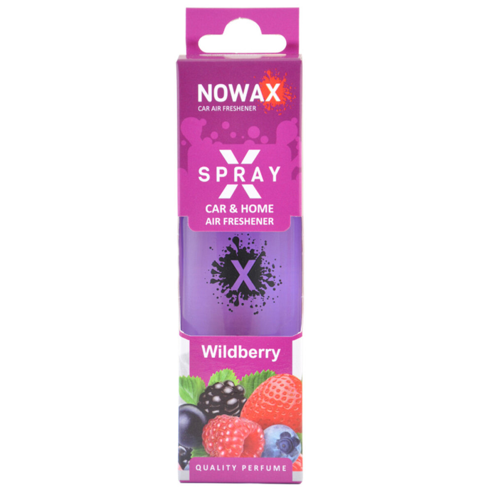 Ароматизатор Nowax X Spray Wildberry в коробці Киев - изображение 1