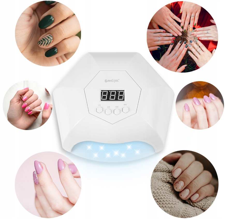 Лампа для манікюру MalTec 168W (Польща) Київ - фото 10