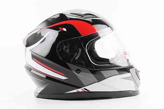 Шолом інтеграл, закритий BLD-M62 S (55-56см), ЧОРНИЙ/БІЛО-ЧЕРВОНИЙ Київ