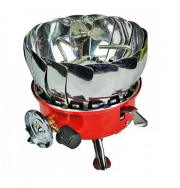 Портативная туристическая газовая плита Kovar K-203 с ветрозащитой и пьезоподжигом Винница - изображение 5