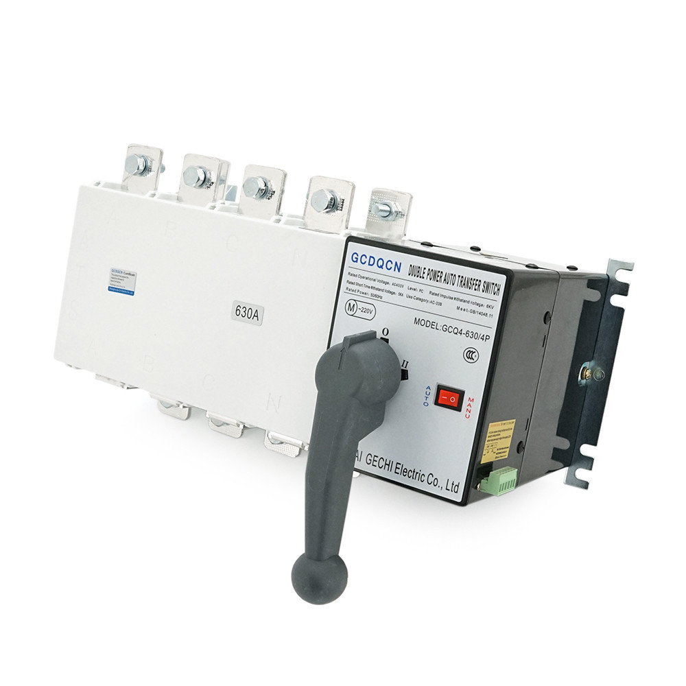 Автомат введення резерву (АВР) чотириполюсний GCQ4P200A , 220V/250A, Здатність, що вимикає KA: 6, Гвинтова фіксація, 360*177*165мм Київ - фото 1