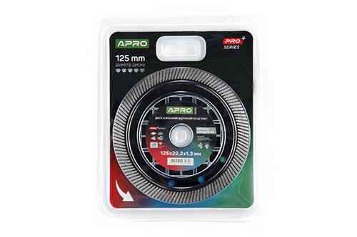 Диск алмазний для бетону Кераміка Швидкий Різ 125х1.3х22.22мм 22-24% APRO PRO Рівне