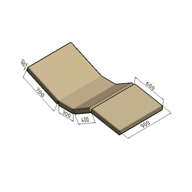 Матрас медицинский четырехсекционный АТОН КФ-4-МЦ-Р Днепр - изображение 2