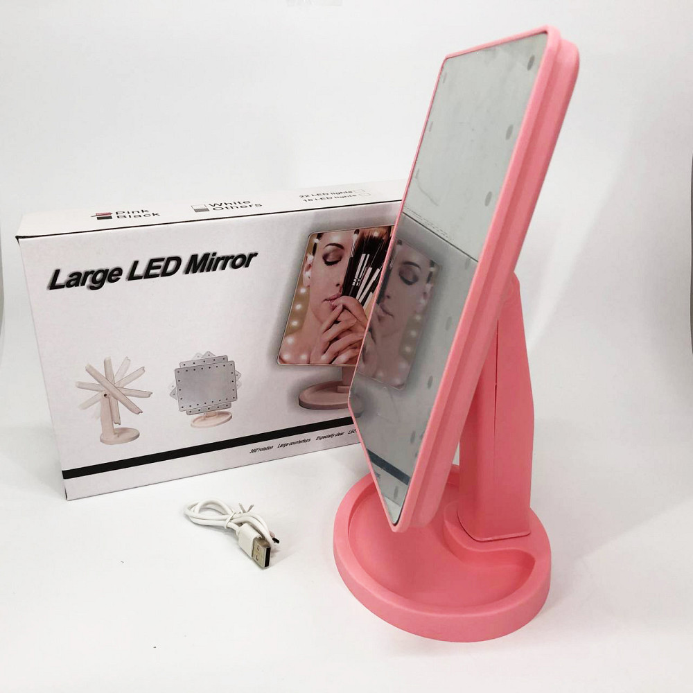 Дзеркало з підсвічуванням для косметики 16, Краще косметичне дзеркало з підсвічуванням TS-61 Львів - фото 3