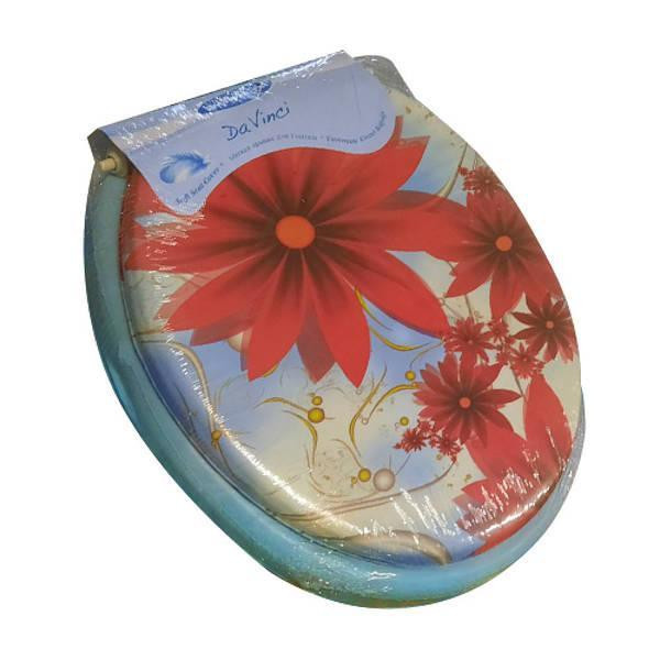 Сидение для унитаза мягкое ЛЮКС Picasso (в ассортименте) Харьков - изображение 1