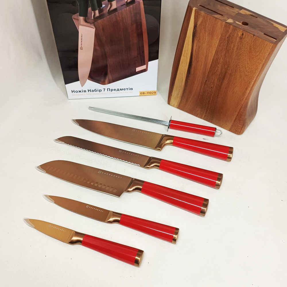 Кухонные ножи для готовки, Эксклюзивные кухонные ножи, Набор ножей для поваров Набор ножей готовки CK-38 Львов - изображение 6
