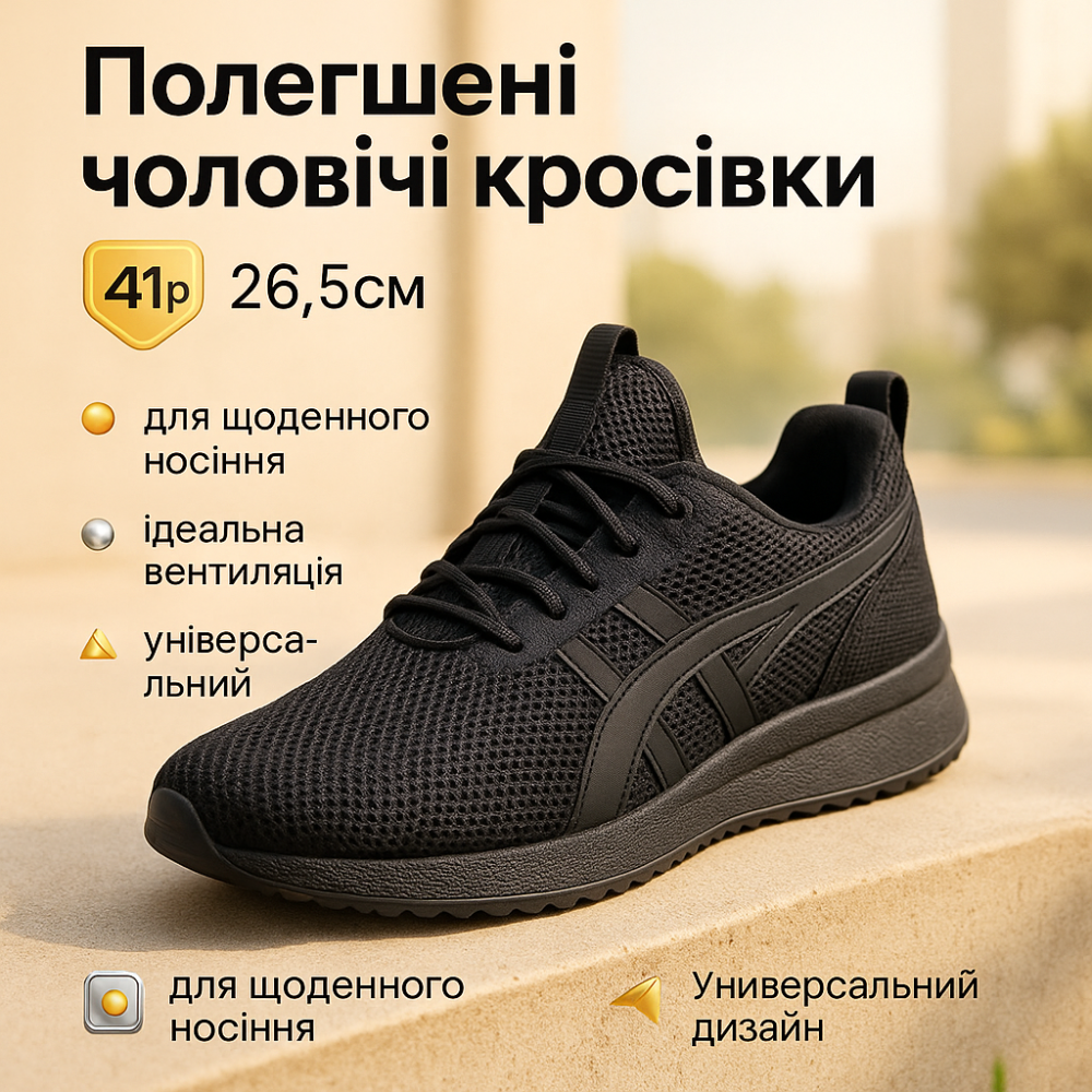 Кроссовки текстильные кроссовки для лета 41р, Кроссовки повседневные мужские Лёгкие HO-84 Львов - изображение 7